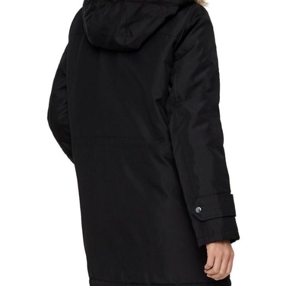 BRAND women Vero moda faux fur trim parka winter snow  jacket size S & M - Picture 3 of 6